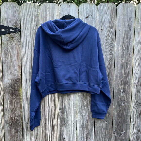 NWT PINK Everyday Fleece Crop Hoodie Sweatshirt size XL - Picture 11 of 12